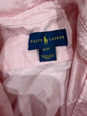 Ralph Lauren Light Pink Oxford Button-Down Shirt